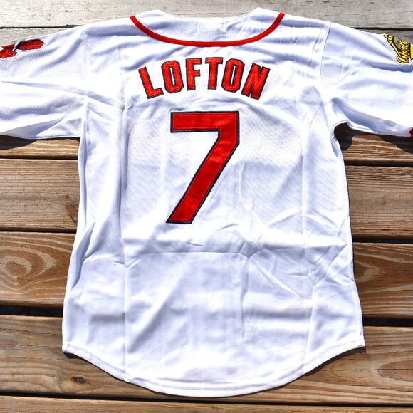 New! Kenny Lofton Cleveland Indians White Baseball Jersey Adult Men's Sizes - Picture 1 of 2